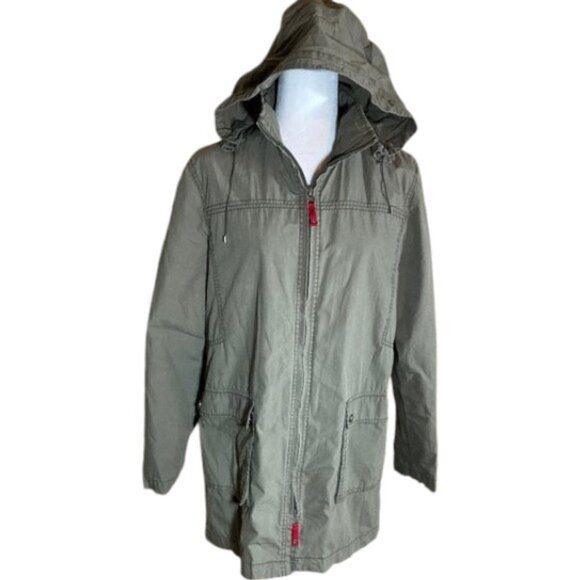 Esprit army green cargo coat size XL - Picture 1 of 6